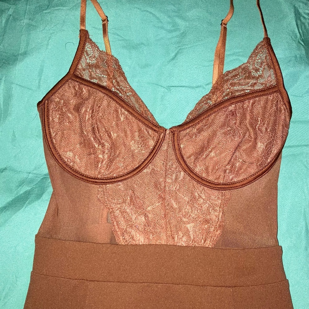 Lace Bustier Dress